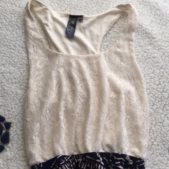 🆕 Lace and Navy Maxi Dress - Picture 2 of 4